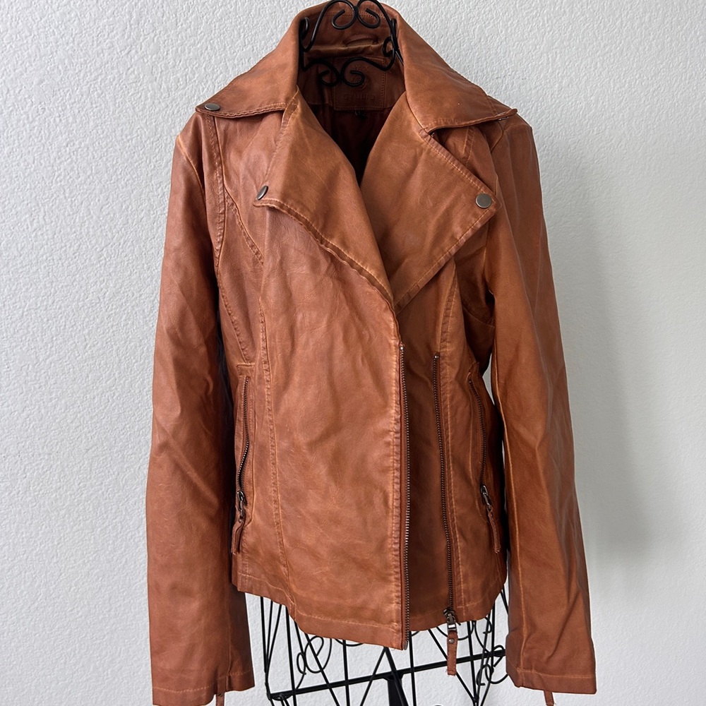 Women's Brown Leather Jacket